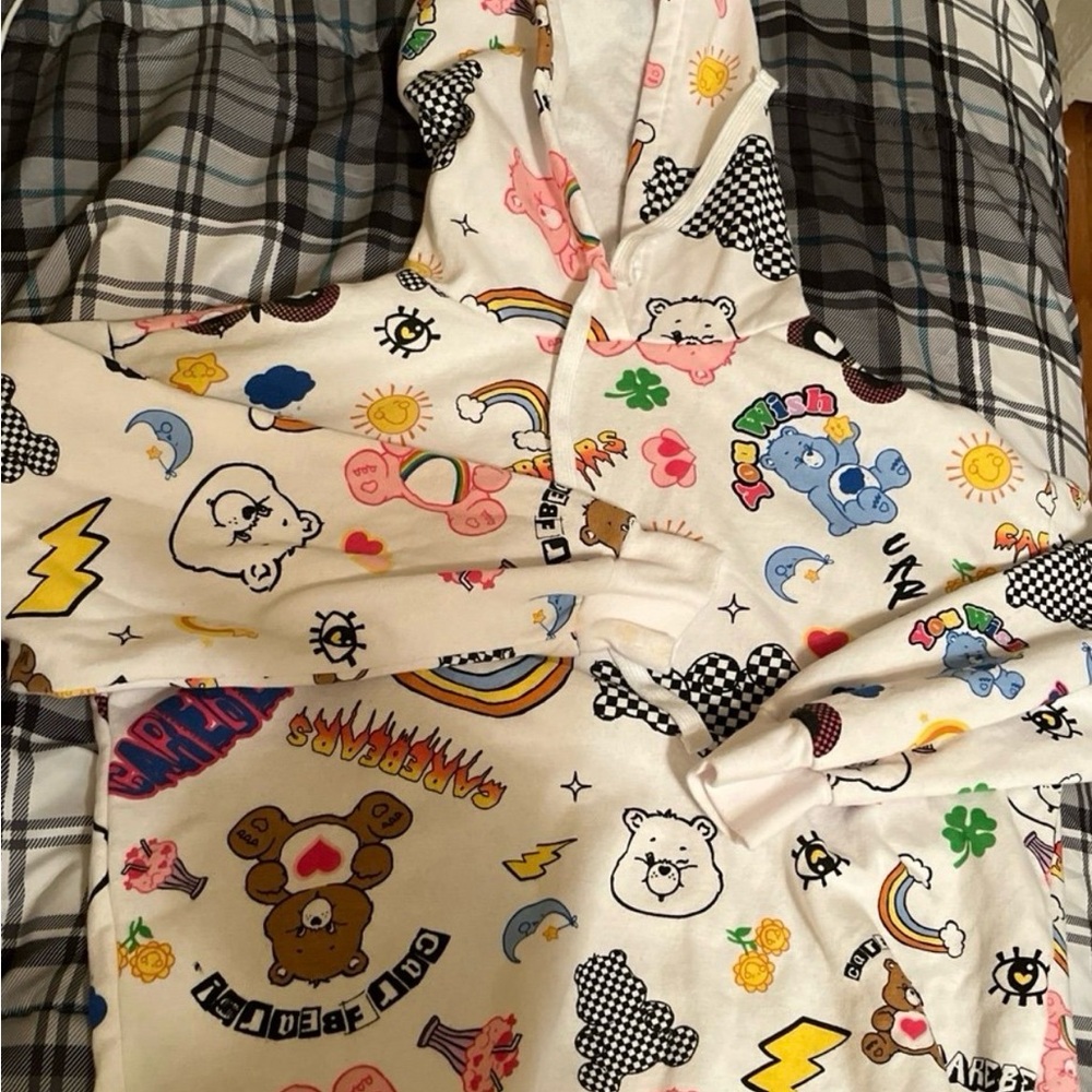 Forever 21 Care Bears  crop top sweater